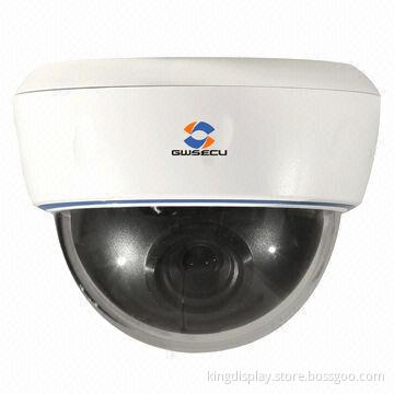 Dome Camera with 3-axis Bracket1/3-inch Sony CCD, 600TVL, IR